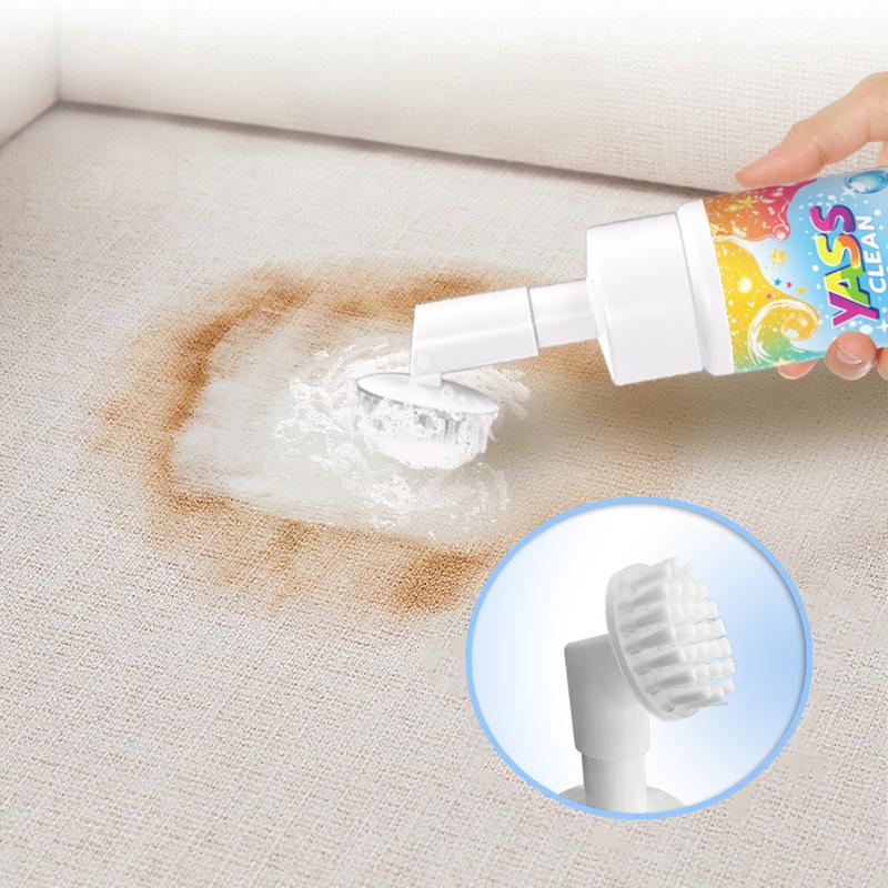 💖 Nettoyant mousse magique pour tapis et tissus – Éliminateur de taches et odeurs d'animaux avec brosse de nettoyage 🧼🪄