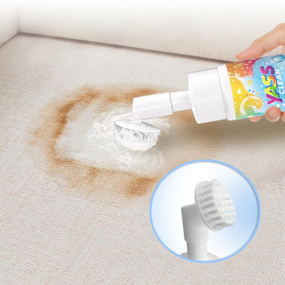 💖 Nettoyant mousse magique pour tapis et tissus – Éliminateur de taches et odeurs d'animaux avec brosse de nettoyage 🧼🪄