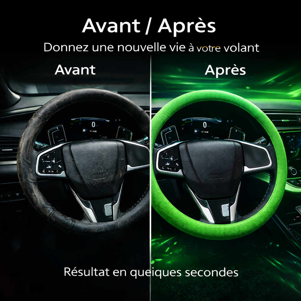 Transformez votre volant en quelques secondes.