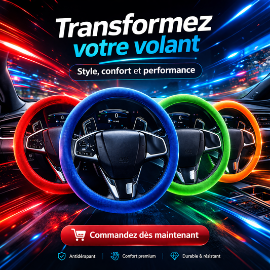 Transformez votre volant en quelques secondes.